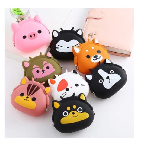 Dompet Koin Silikon Karakter ANIMAL BUNNY Silicone Purse Korean Cute Bunny