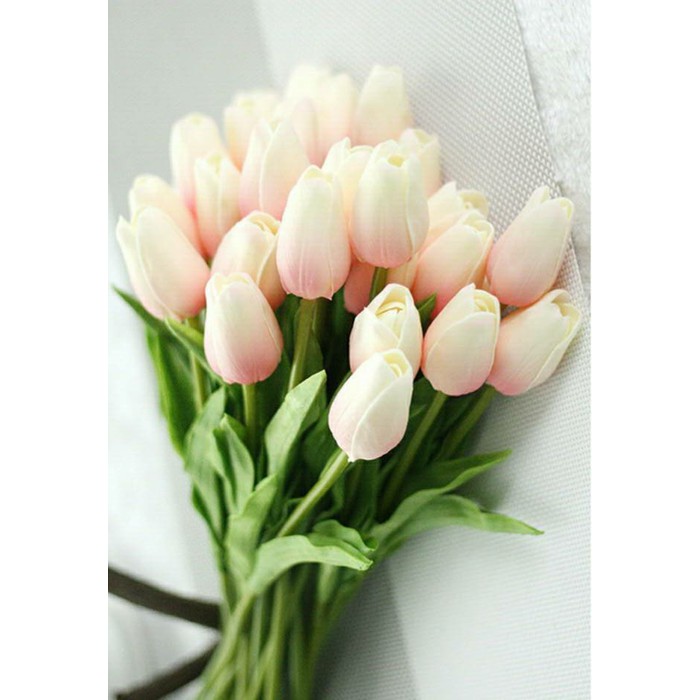 Bunga Tulip Pink Peach Artificial Real Touch Seperti Asli Wedding Bouquet Hiasan Hantaran Shopee Indonesia