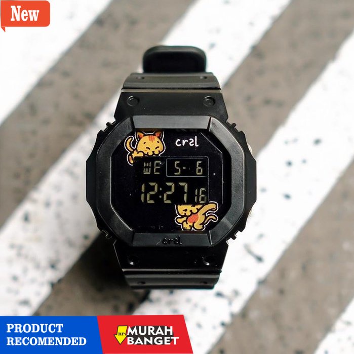Jam digital wanita terbaik- CRSL Chilo BLVCK Watch | Jam Tangan Digital