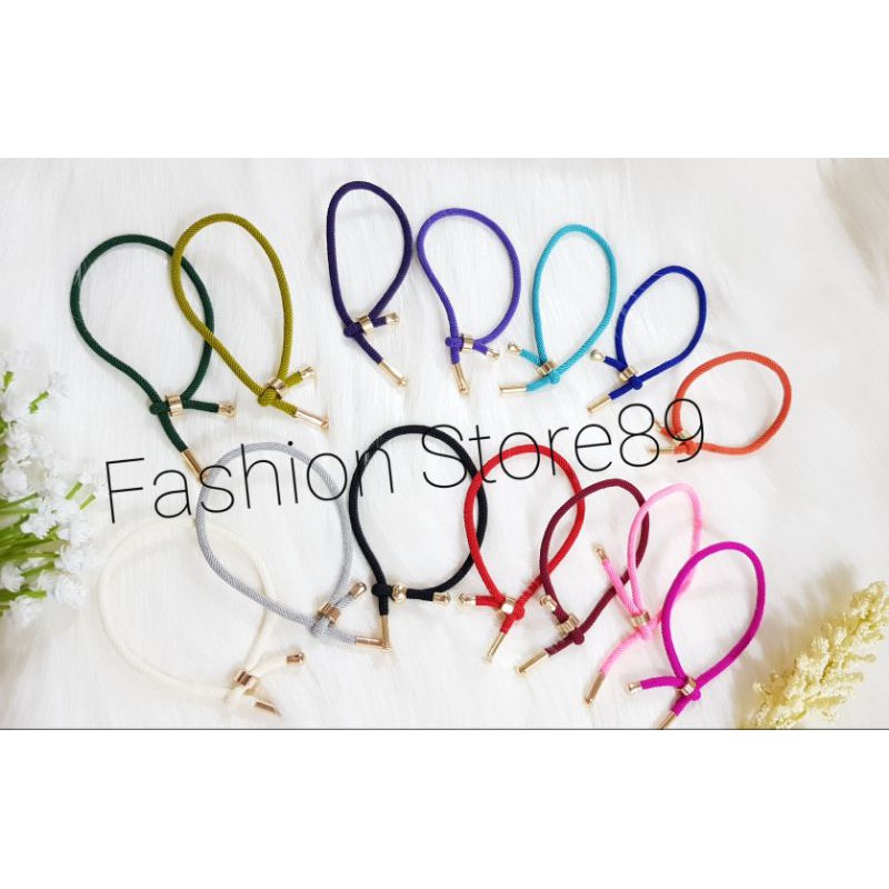 Gelang tali serut Hongkong / gelang tali serut fashion Antikarat waterproof impor (free 2sekat)