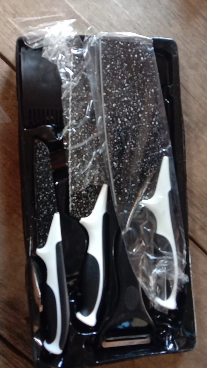 Pisau Set / Pisau Dapur Batu Maifan Pisau Potong Buah Dan Sayuran Pisau Batu Maifan