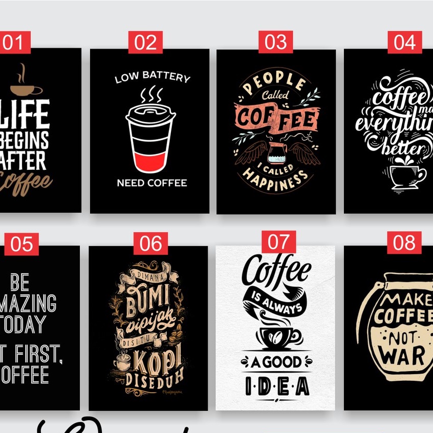 Hiasan Dinding Kamar Aesthetic Quotes Kopi Walldecor Pajangan Rumah Poster Kayu Motivasi Vintage Mur