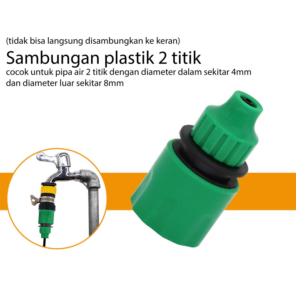 Drat Sambungan Kran Quick Release Sambungan Keran Air ke Selang Kuat &amp; Berkualitas