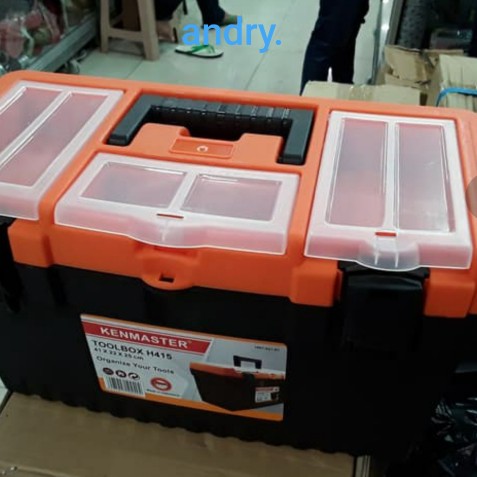 Kenmaster H 415 Toolbox  , Toolbox , Tool Box  , Besar Tool Kit Box Tempat Kunci