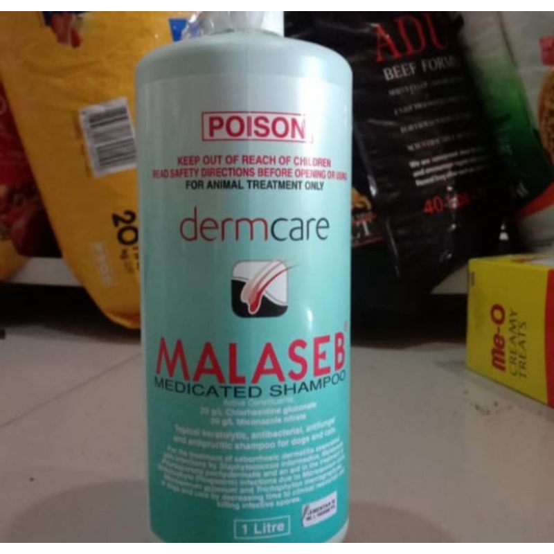Shampo Kucing anjing MALASEB 1liter shampo jamur