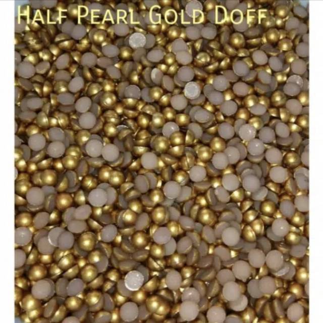 Half Pearl Gold DOFF/ Mutiara Belah Gold Doff