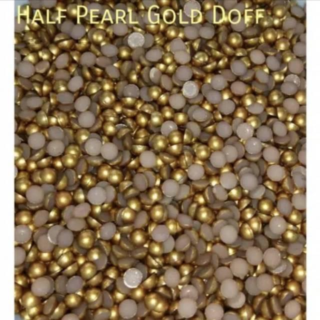 Half Pearl Gold DOFF/ Mutiara Belah Gold Doff