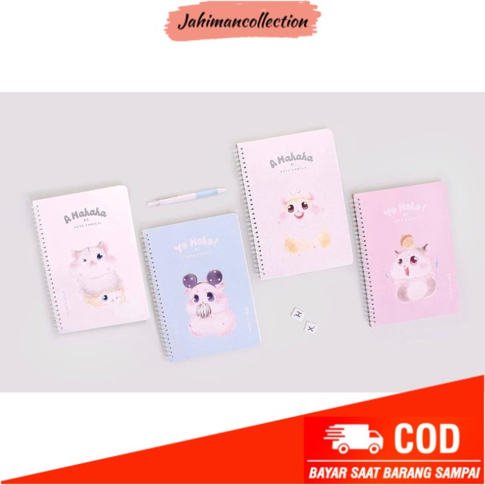 

✨ BISA COD ✨ [1 PC Spiral Notebook] PIPO Spiral B5 Notebook 85 Lembar
