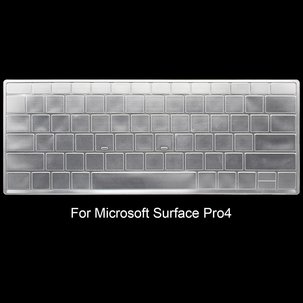 Skin Cover Pelindung Keyboard Silikon Ultra Tipis Lembut Untuk Microsoft Surface Pro7 / Pro6 / 5 / 4 / X 12.3 &quot;