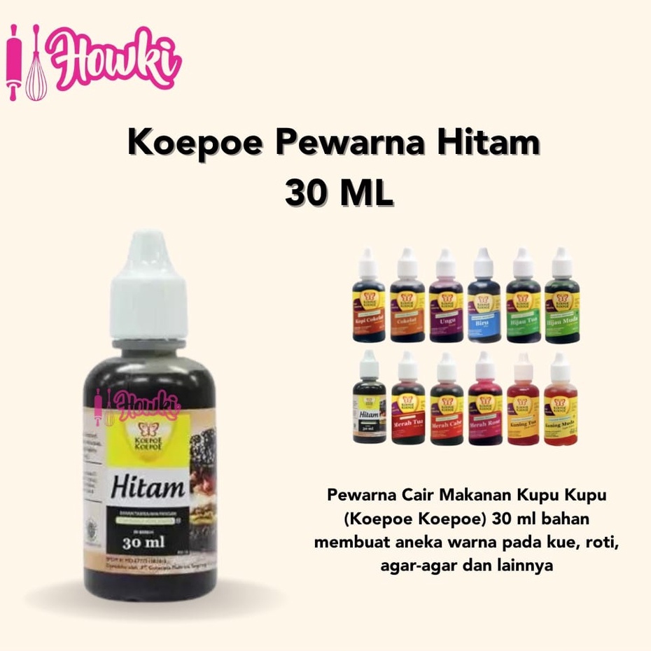 

Pewarna Koepoe Hitam 30ml