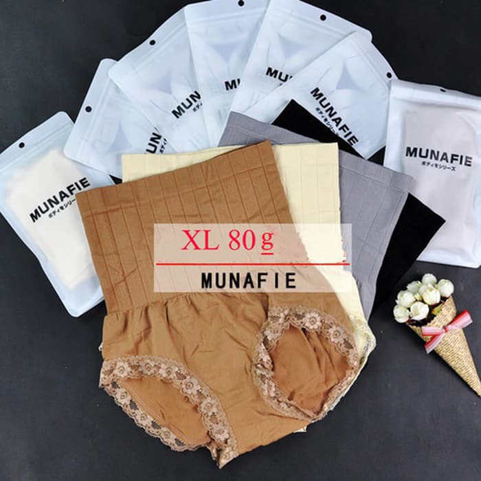 CD Wanita MUNAFIE ORIGINAL SLIMMING PANTS 80 kg - Hitam Murah