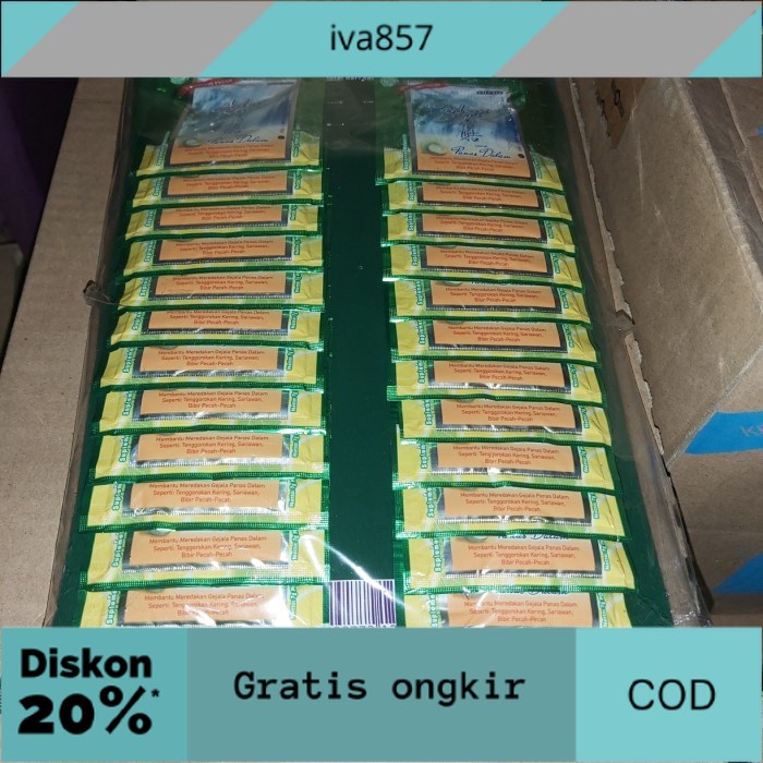 

PROMO adem sari sachet 24pcs GRATIS ONGKIR