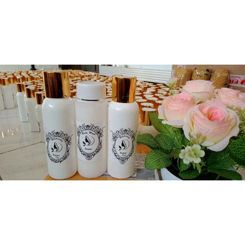 Paket hb super whitening 100%hand body pemutih badan/freelulur