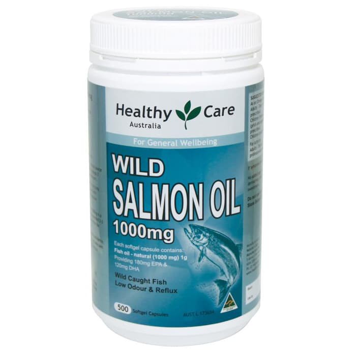 DISKON -  Healthy Care Wild Salmon Oil 1000mg - 500 caps