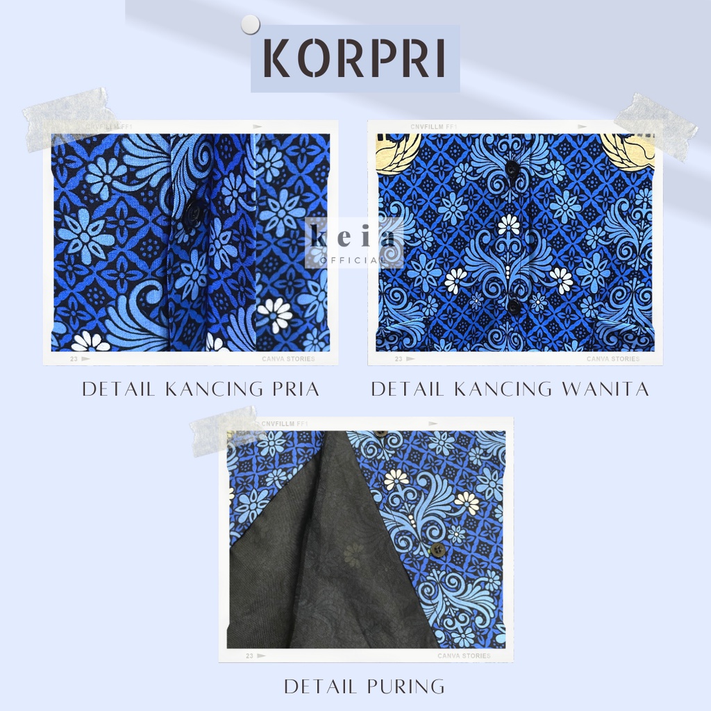 KORPRI PGRI LAPIS FURING terbaru 2022 seragam kemeja batik S-5L