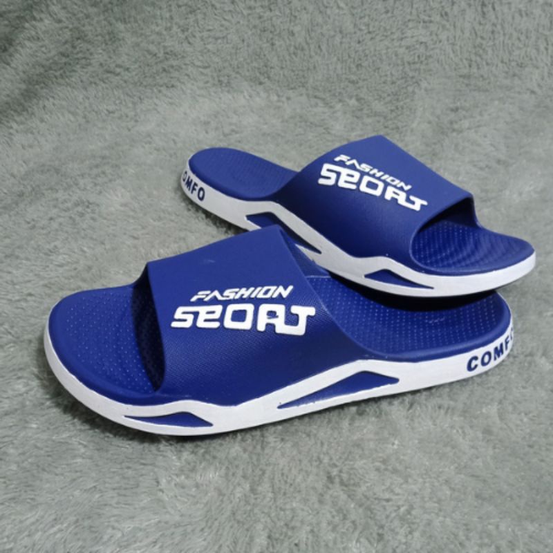 Sandal Slop Pria Sandal Laki Laki Sendal Slip-on Cowok