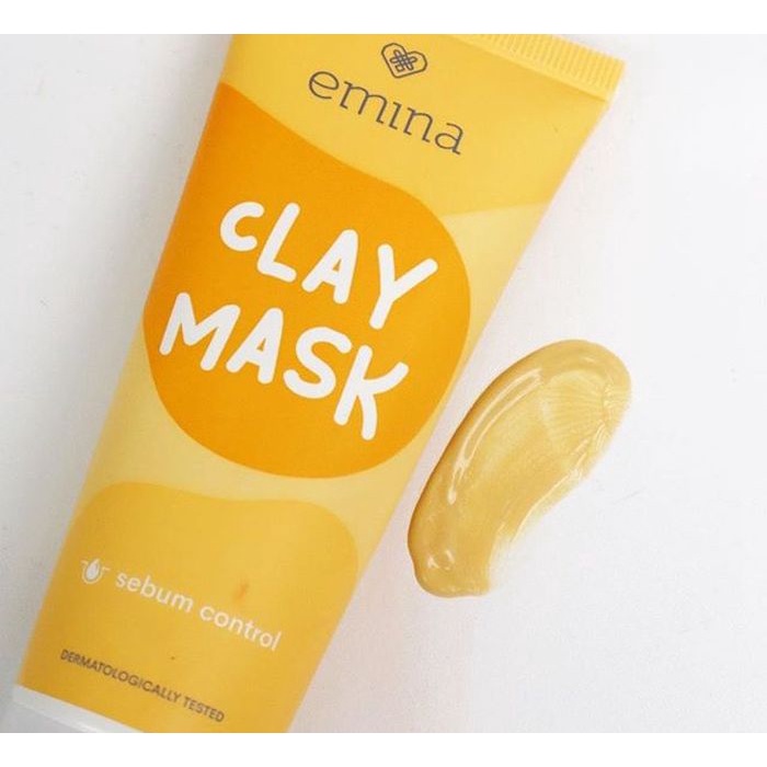 `ღ´ PHINKL `ღ´ ╰☆☆ 𝔢мιℕά ☆☆╮ emina clay mask masker wajah lembut warna bisa untuk kulit sensitif jerawat