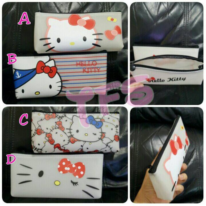 

Hemat Tempat Pensil Silicone Hello Kitty Bagus