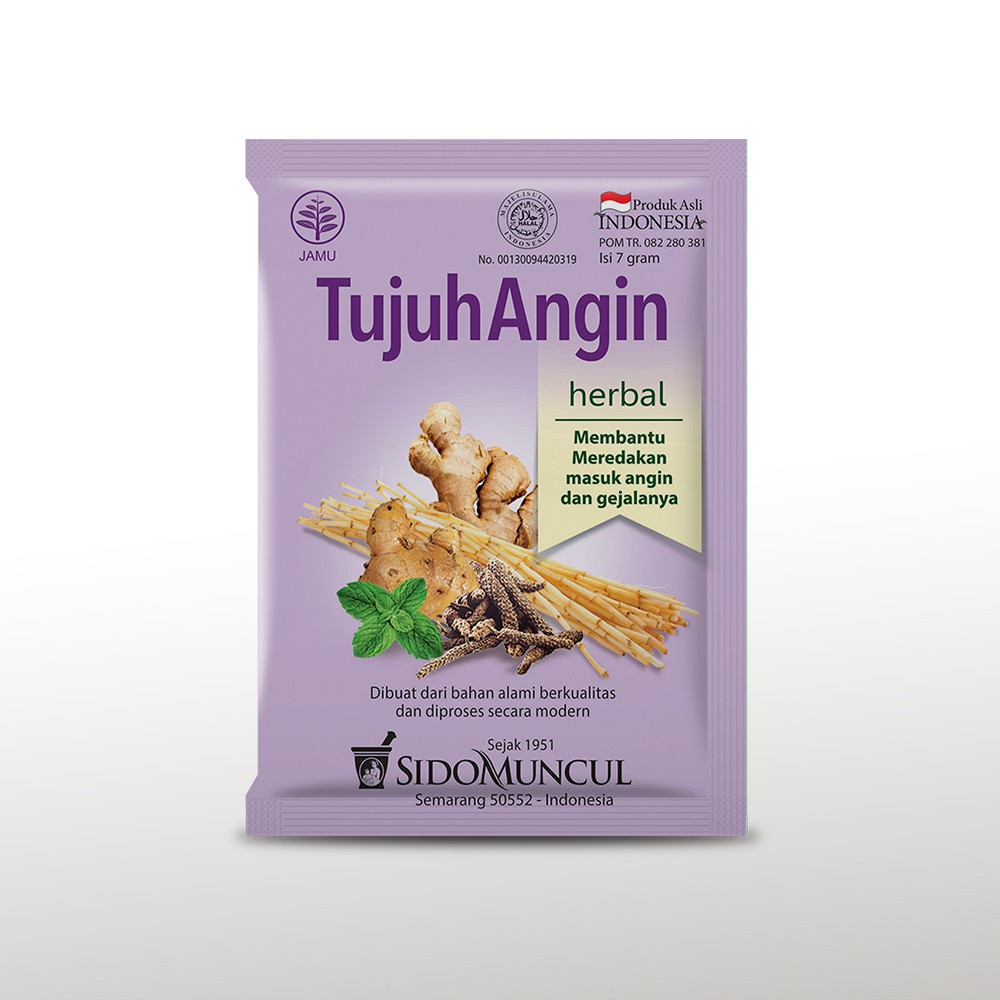 

TUJUH ANGIN HERBAL SIDO MUNCUL