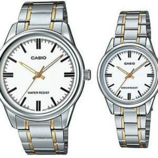 Jam Tangan Casio Original Couple V005SG-7A