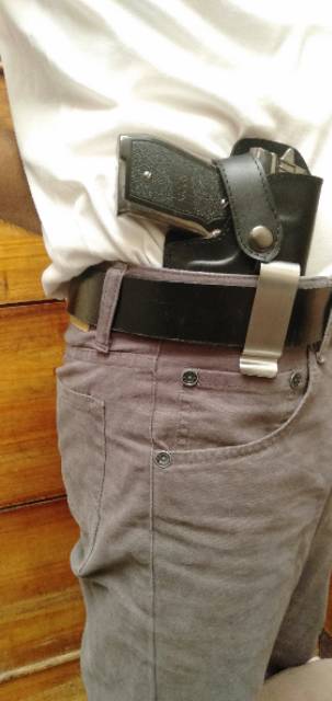 Holster sarung pistol selip kulit makarov jericco fn