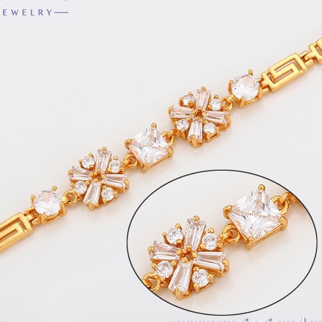 gelang bracelet xuping lapis emas 18k