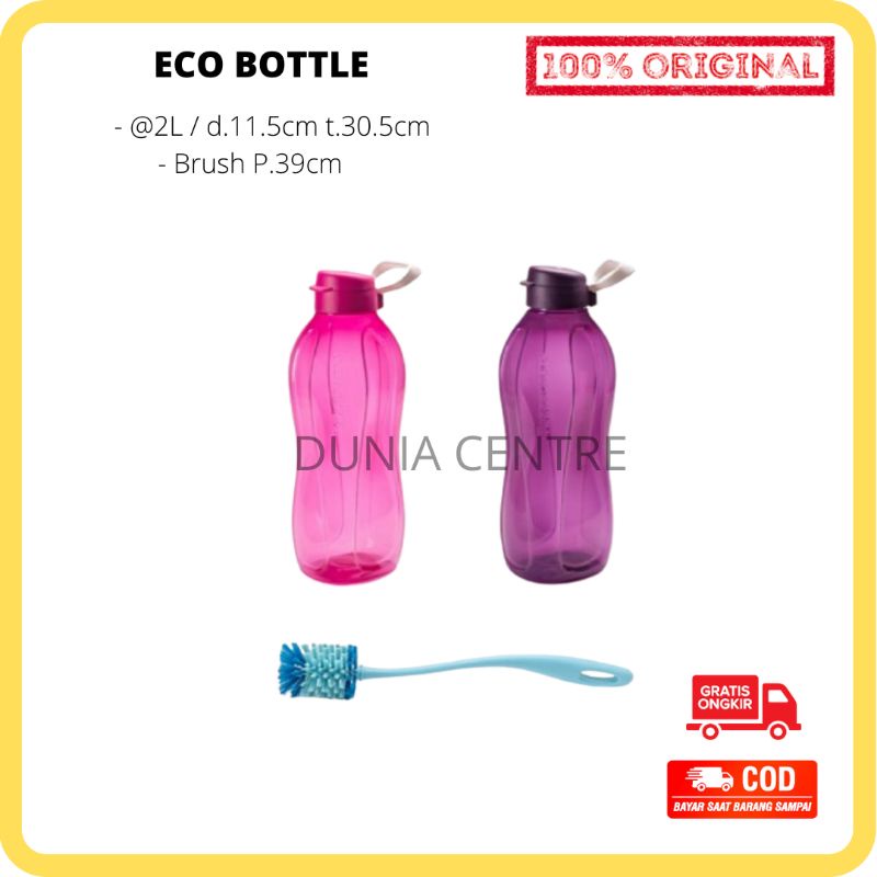 PROMO TUPPERWARE BOTOL MINUM ECO BOTTLE 2L SET ORIGINAL