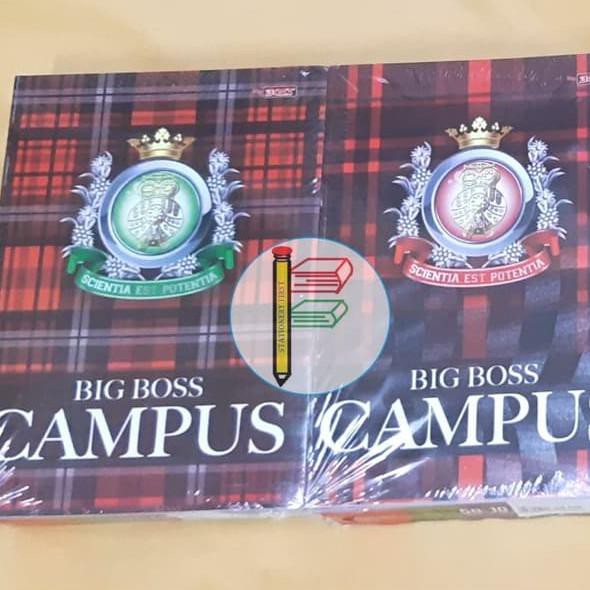 

Buku Tulis Big Boss Campus Maxi 50 Lembar per Pack isi 10 buku (ART. 2424)