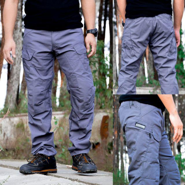 CELANA BLAKHAWK PANJANG CELANA TACTICAL CARG0 PÀNJANG-Abu