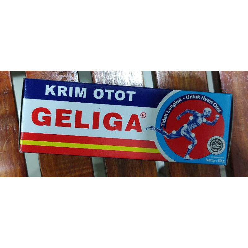 Krim Otot Geliga 60 Gram / Meredakan Sakit Pinggang / Nyeri Sendi / Keseleo / Kram