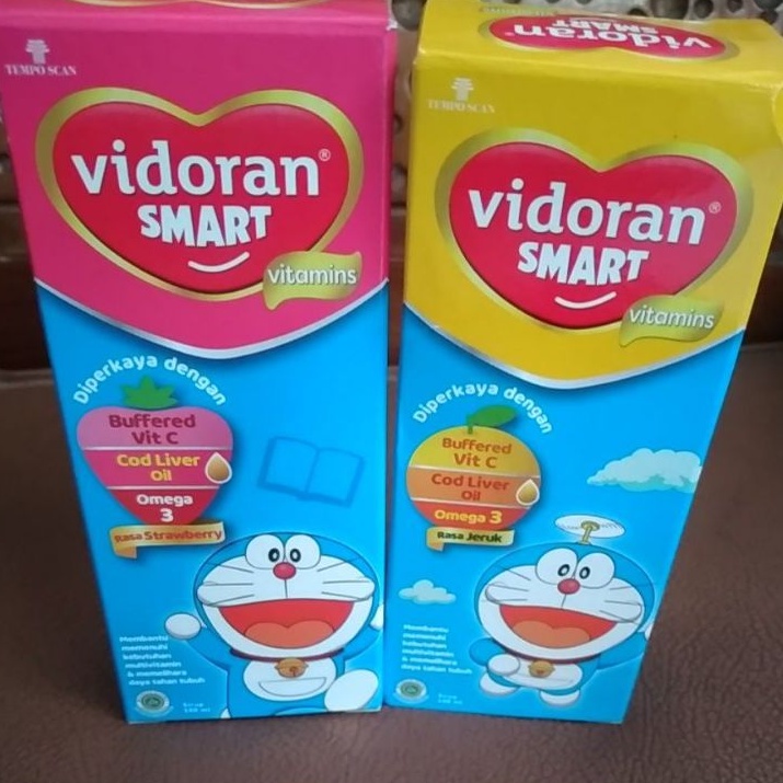 vidoran smart strowbery , fruity dan orange 100 ml