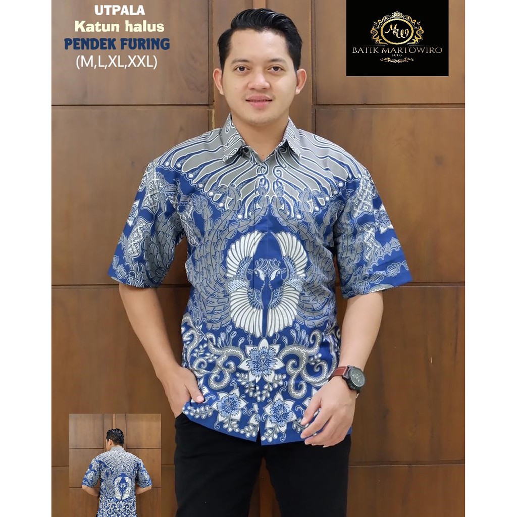 UTPALA MARTOWIRO KEMEJA BATIK PRIA LENGAN PANJANG PENDEK LAPIS FURING ATASAN BATIK PRIA MODERN  WULUNG INGSON HALIMUN LEWONG ABANG GANESH KAWUNG GALING RAJENDRA MOYO ULU KAMULYAN NAVY DEWA WANGSA ASWOMULYO KUNING PITOJIWO NAVY ANTOKORO ABINAYA PUTIH