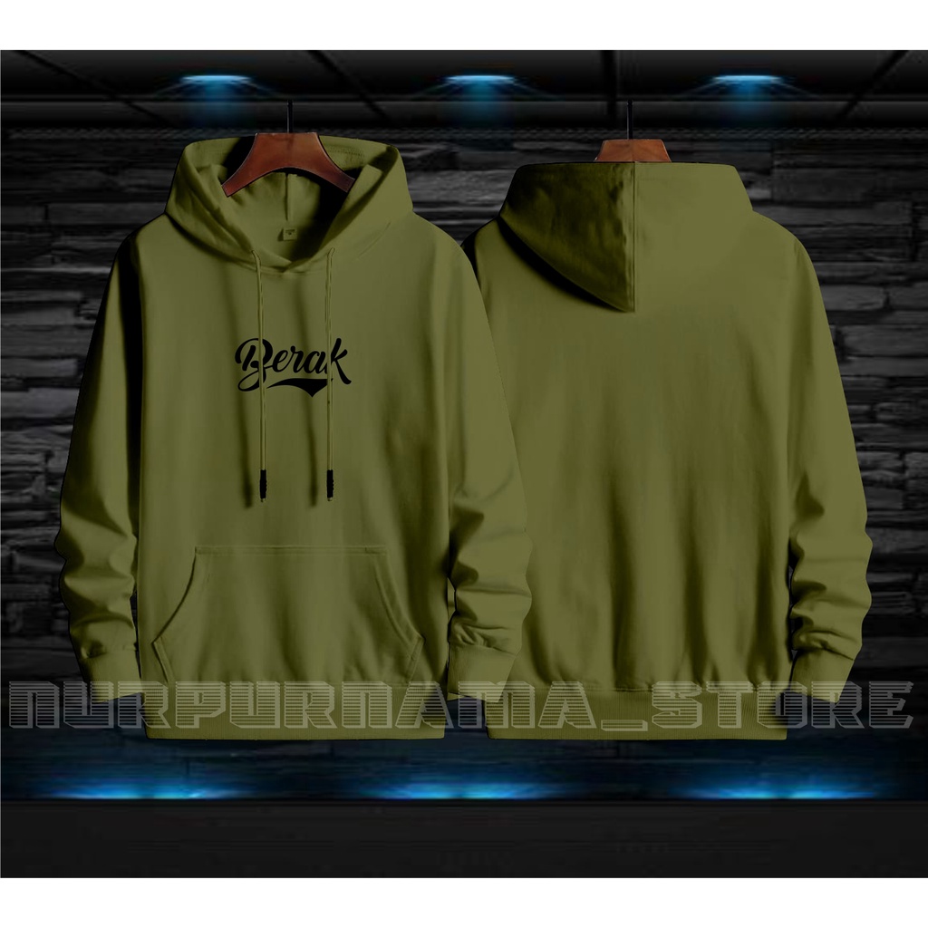 SWEATER HOODIE - Jaket Distro Zipper - Jaket Sweater Hoodie Resleting Pria Berak