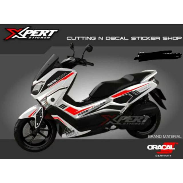 Stiker Motor Nmax Putih Stiker Nmax Cutting Sticker Nmax