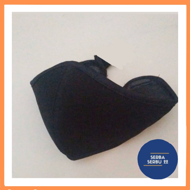 Masker motor jepit Polos  anti polusi  / Penutup Wajah Motor [ss]