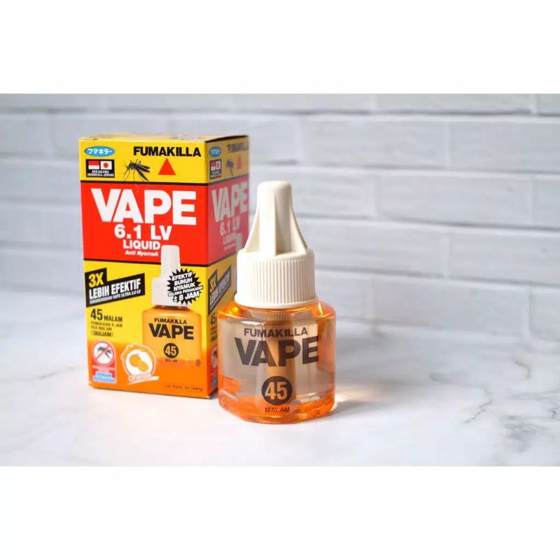 Obat nyamuk vapee refill 45 malam