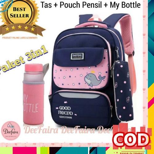 LANGSUNG ATC.. Tas Ransel Backpack Sekolah Anak Cewek Perempuan Paud Tk Sd Unicorn Branded Modis Kek
