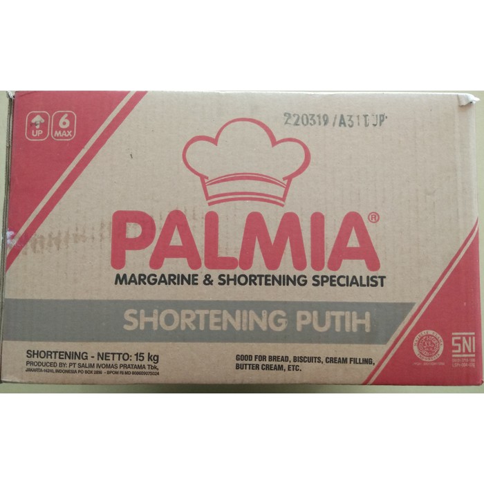 Shortening Putih - Palmia