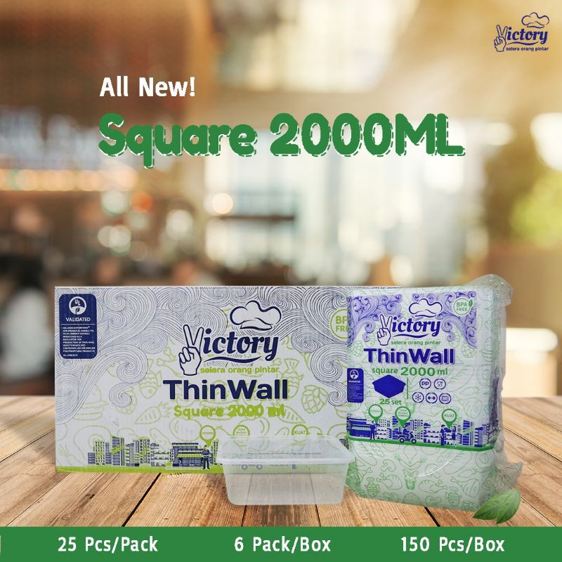 Thinwall Victory 2000ml square