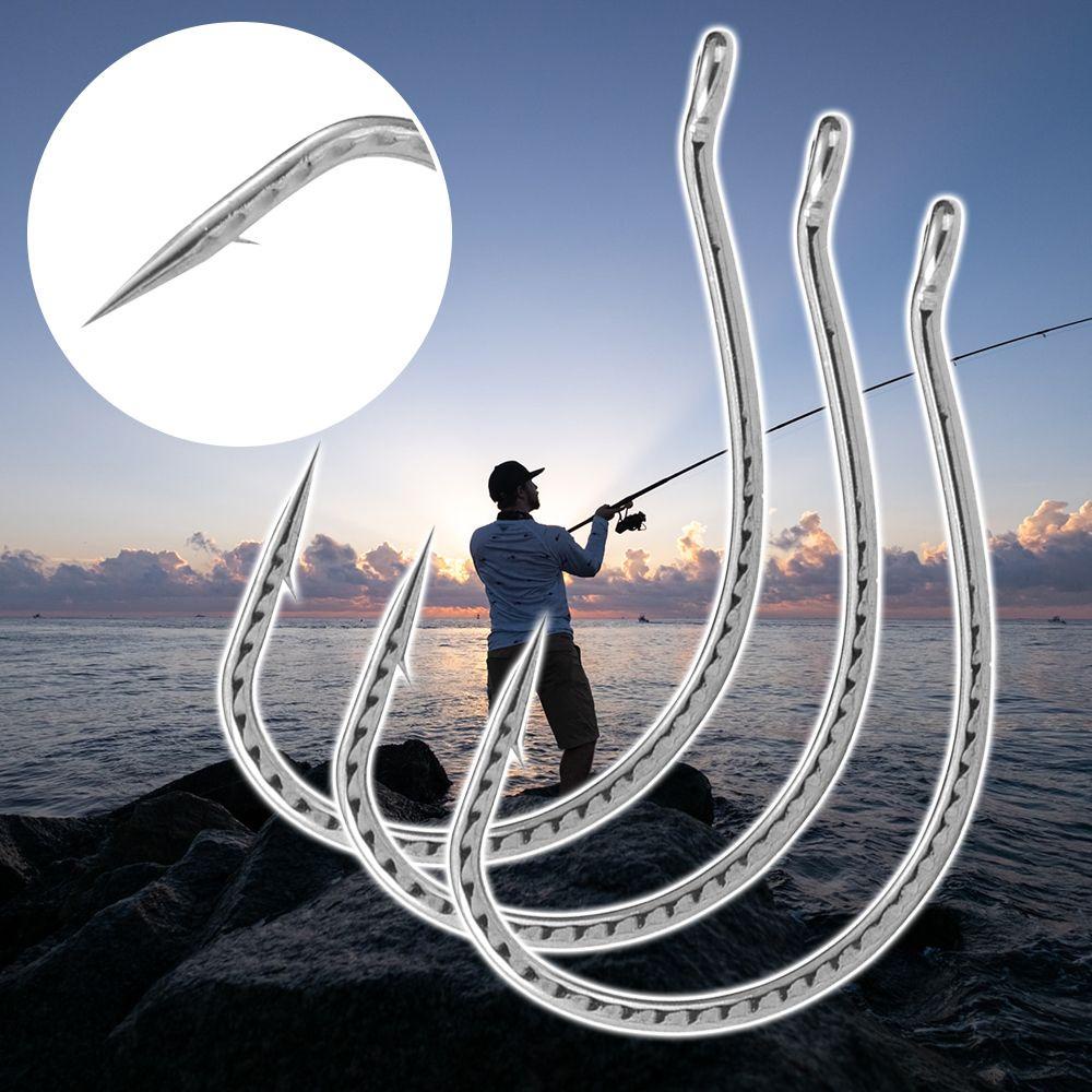 Preva 40PCS Fishhook Stainless Steel Laut Memancing Memancing Aksesoris Sub Hook