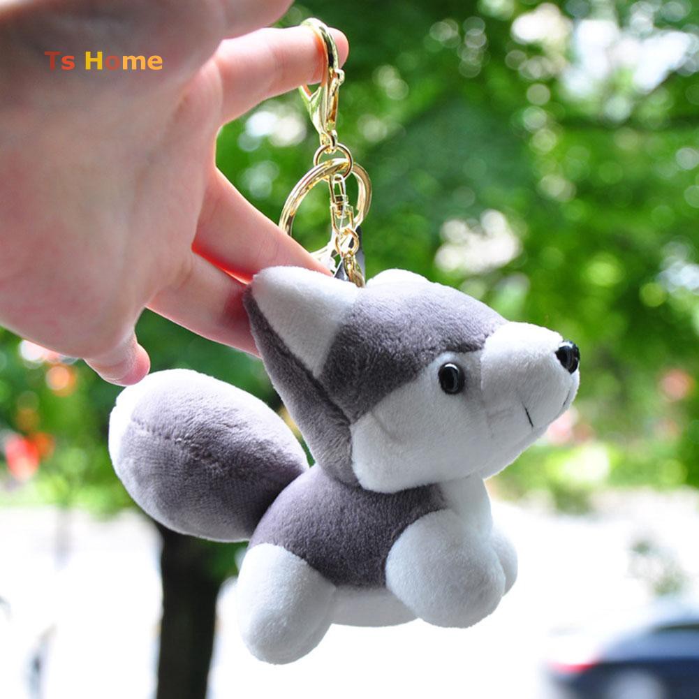 Gantungan Kunci Boneka Anjing Husky Lucu Bahan Plush Shopee