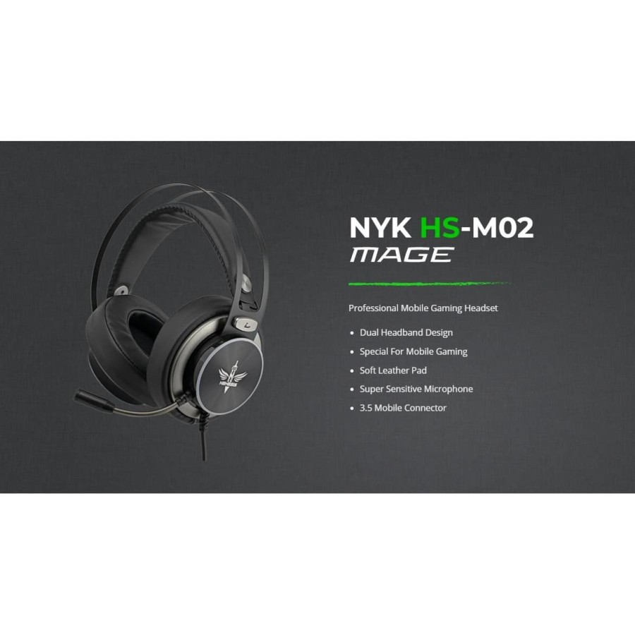 Headset Gaming NYK Jack Mobile HS-M02 Mage