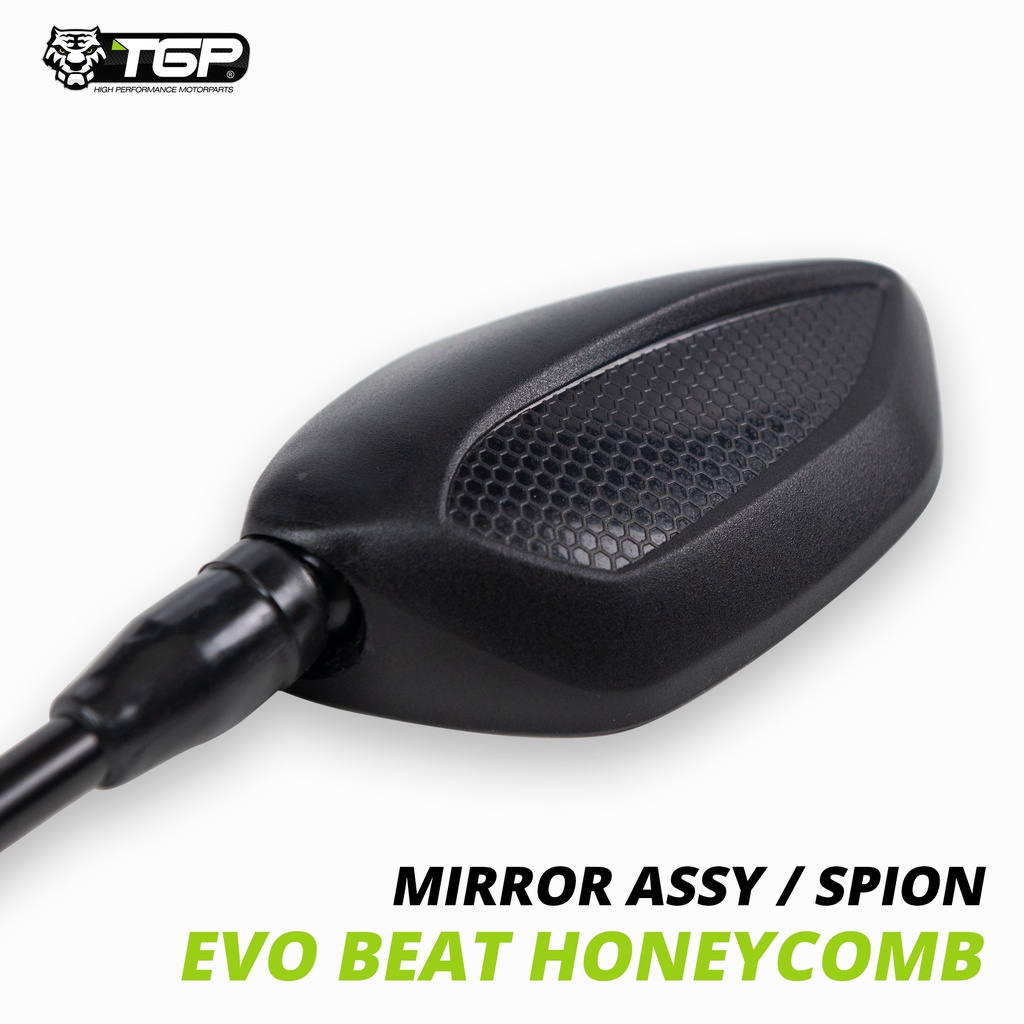 Spion TGP Evo Beat Honeycomb Aksesoris Variasi Honda Vario Scoopy Genio Beat Street