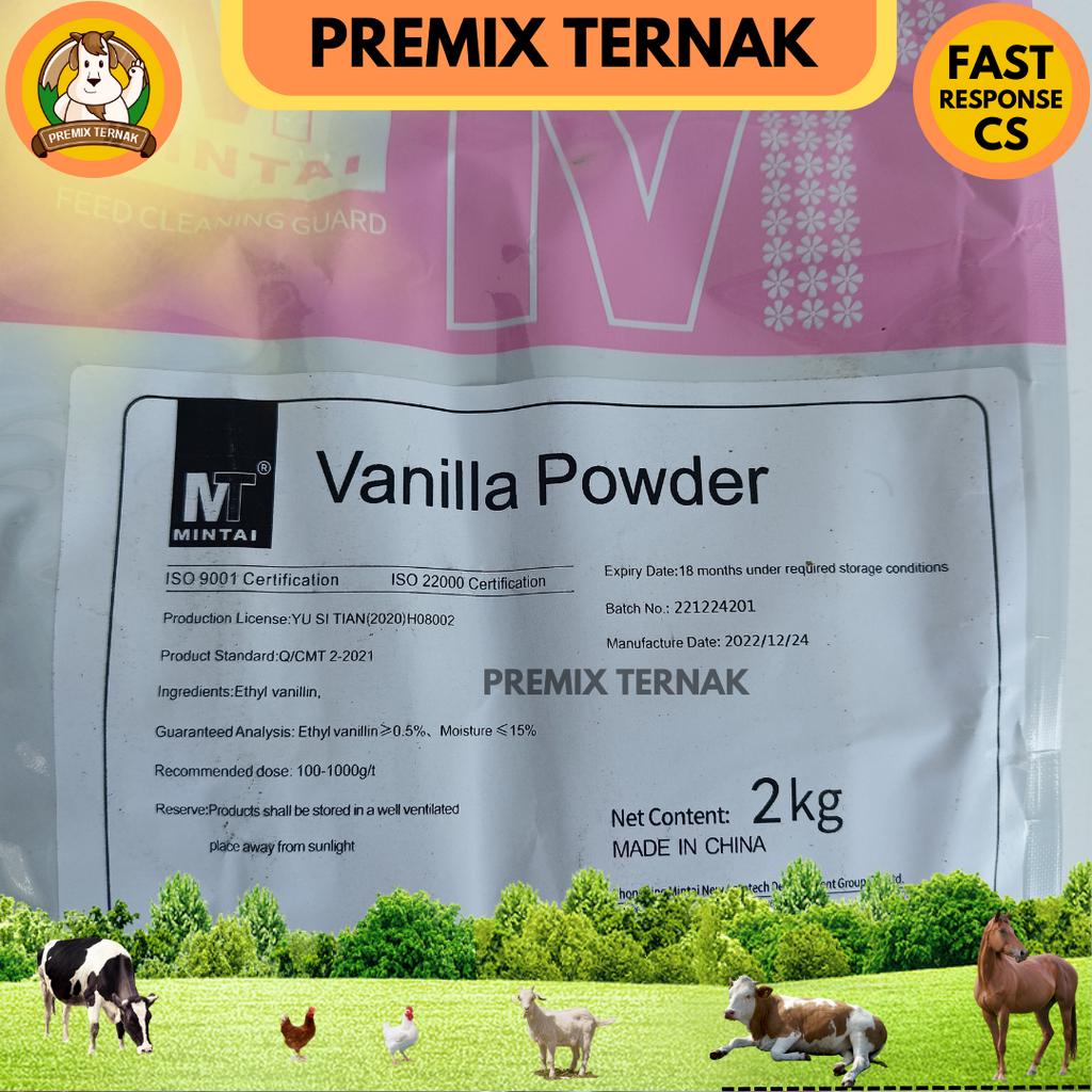 MINTAI FEED FLAVOR 2 kg - Feed Flavor Vanilla Aroma Vanila untuk Campuran Pakan Kelinci Babi Sapi