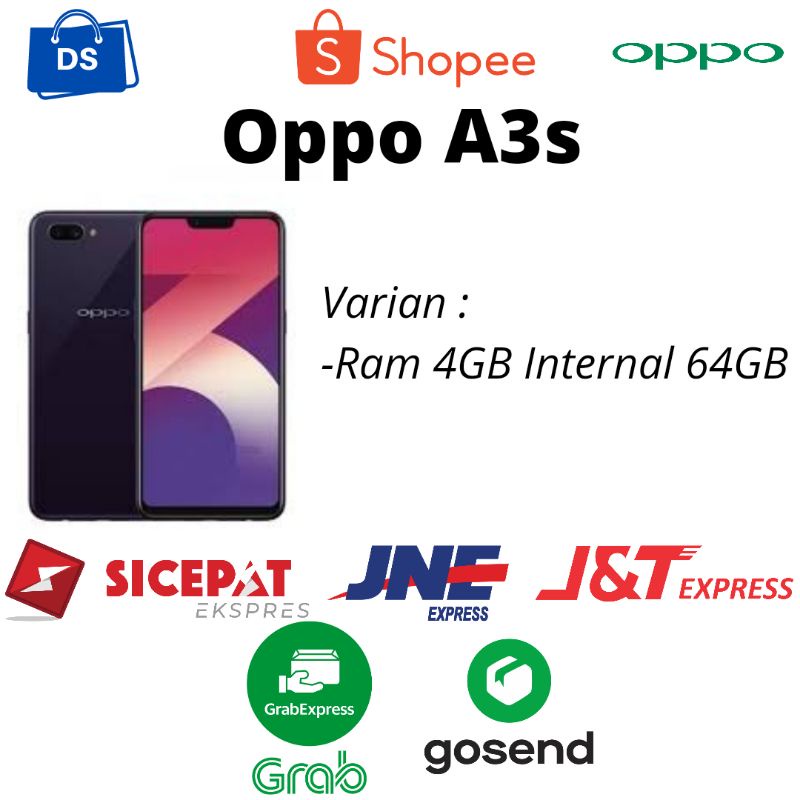 Oppo A3S Ram 4/64