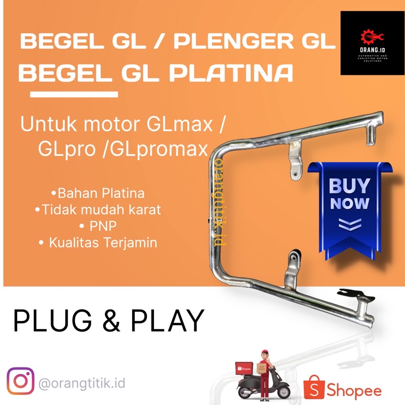 BEGEL BELAKANG GL 100 GL PRO PLATINA GL MAX GL PRO MAX PLATINA BEHEL PLANGER GL PLATINA PROMAX HONDA