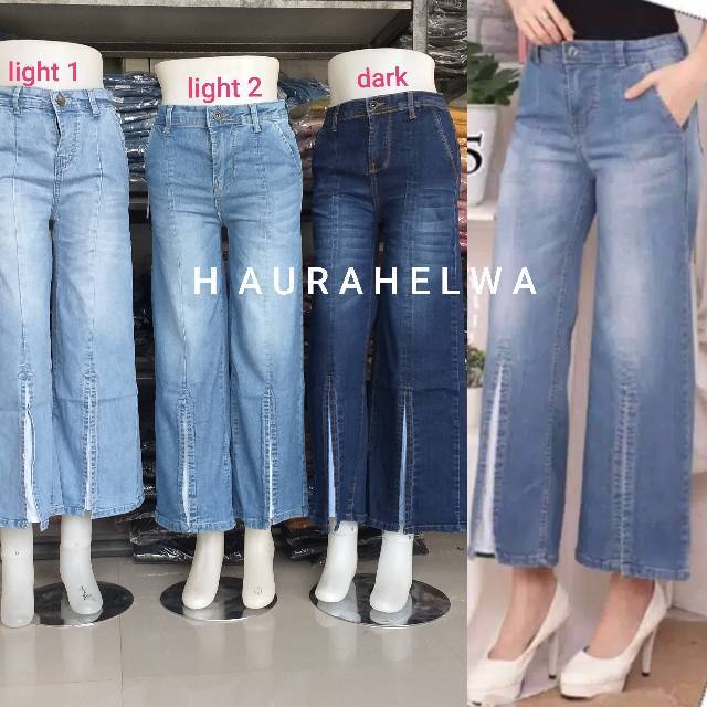 JEANS VJ ORIGINAL SIZE S,M,L #belah puring