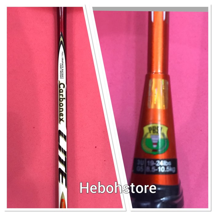 Dijual Raket badminton YONEX ORIGINAL CARBONEX LITE FREE COVER TAS Berkualitas