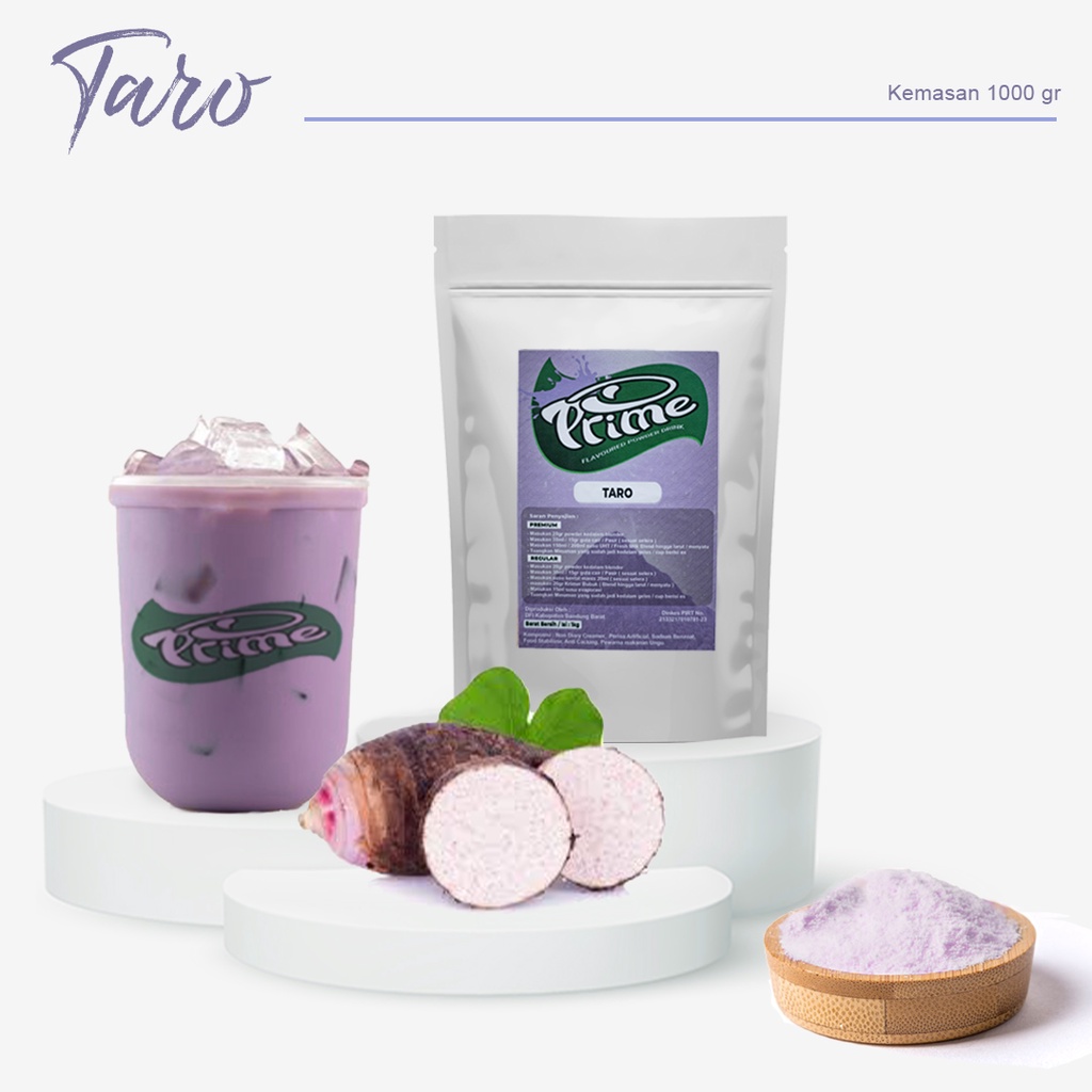 

BEST SELLER Bubuk Minuman TARO Powder 1000g - PRIME Drink - POWDER DRINK