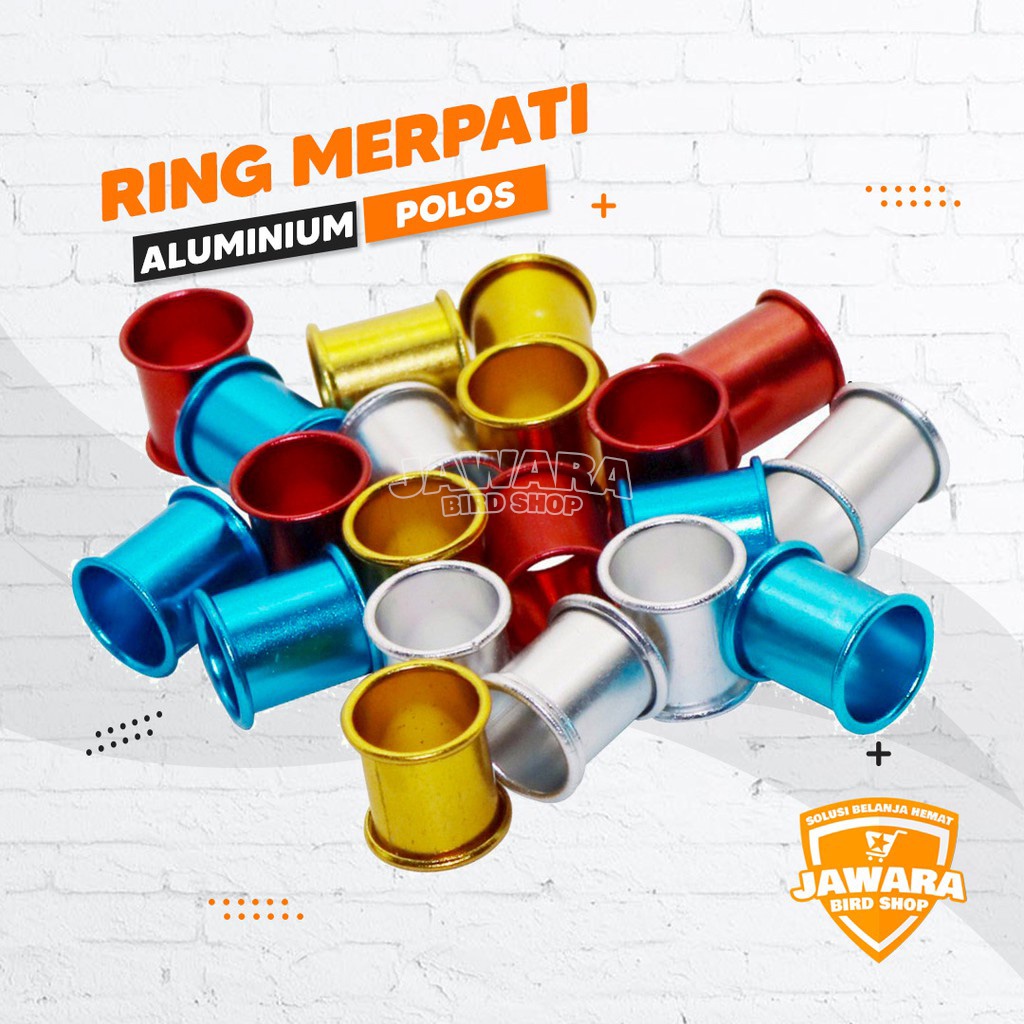 RING BURUNG  MERPATI ALUMINIUM POLOS